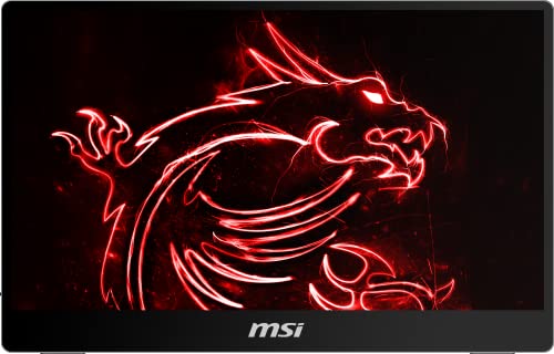 MSI Optix MAG162V - Monitor portátil de 15.6" FullHD, 60Hz, 1920 x 1080, Pantalla Plana, Panel IPS, Ratio 16:9, Brillo 250 nits, Anti-Glare, Color Gris