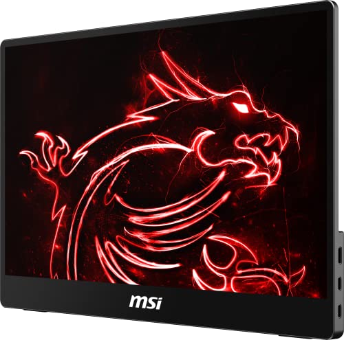 MSI Optix MAG162V - Monitor portátil de 15.6" FullHD, 60Hz, 1920 x 1080, Pantalla Plana, Panel IPS, Ratio 16:9, Brillo 250 nits, Anti-Glare, Color Gris