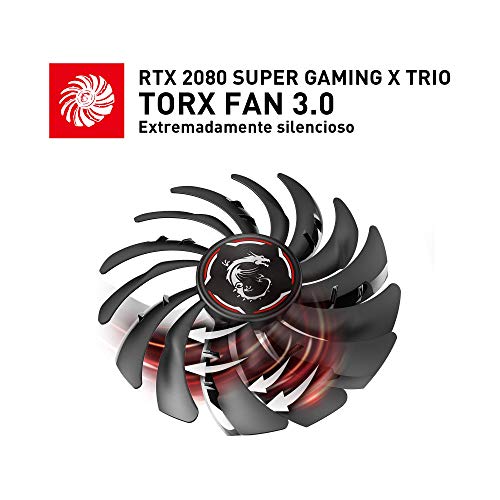 MSI RTX 2080 Super Gaming X Trio - VGA 8GB, GDDR6, HDMI, 3*DP, USB-C 2S