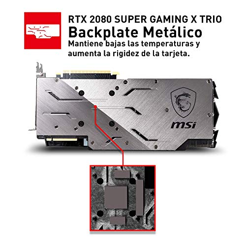 MSI RTX 2080 Super Gaming X Trio - VGA 8GB, GDDR6, HDMI, 3*DP, USB-C 2S