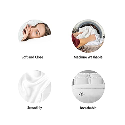 Msoah Funda Nórdica con Estampado 3D Demon Slayer con 2 Fundas De Almohada Juego De Cama,Juego De Funda De Edredón De Microfibra Suave