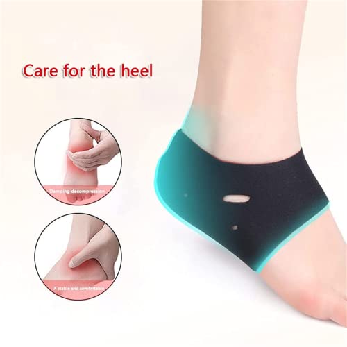 MTDBAOD Moisturising Heel Socks,Vented Moisturizing Heel Gel Socks,for Repairing and Softening Dry Cracked Feet Skins, High-Absorption SPA Socks - 2 Pairs