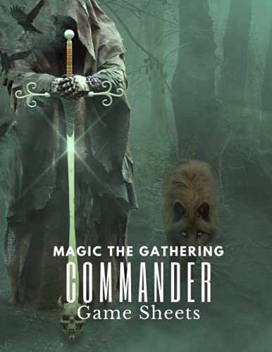 MTG Commander Game Sheets: Track 50 Commander Games/ EDH Games [Paperback 8.5" x 11"]
