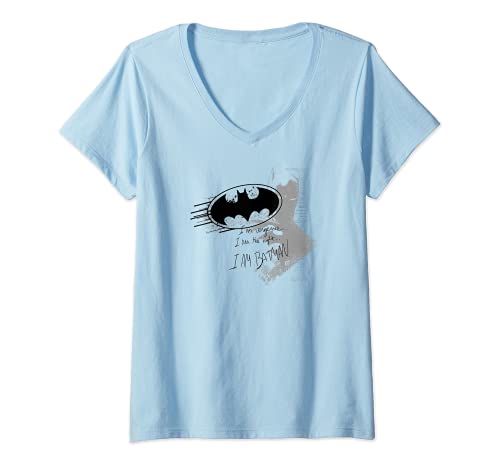 Mujer Batman I Am Vengeance Camiseta Cuello V