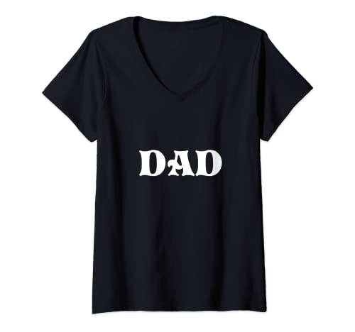 Mujer Enjoy The World No.1 Dad, I Love You Dad, Father's Day Dad Camiseta Cuello V