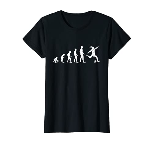 Mujer Fútbol femenino. Jugador de fútbol. Evolución Camiseta