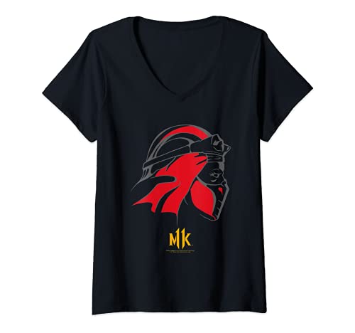 Mujer Mortal Kombat 11 Skarlet Camiseta Cuello V