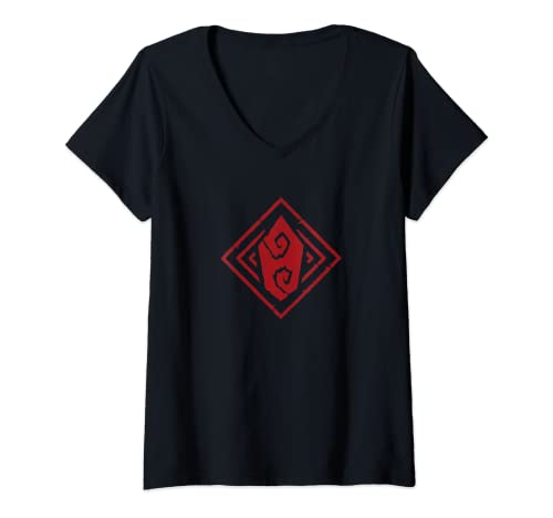 Mujer Remnant From Ashes Blood Red Sigil Multijugador PC Gamer Camiseta Cuello V