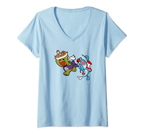 Mujer Taiko no Tatsujin Camiseta Cuello V