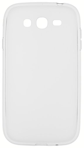 mumbi Funda Compatible con Samsung Grand Neo Plus Caja del teléfono móvil, Blanco Transparente