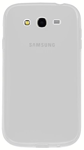 mumbi Funda Compatible con Samsung Grand Neo Plus Caja del teléfono móvil, Blanco Transparente