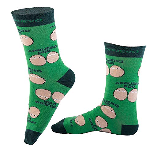 mundohuevo trio calcetines regalo estudiantes y opositores. Apruebo por huevos. 1 gratis por el que se te pierde