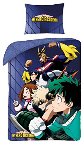 My Hero Academia MHA5405 - Juego de cama con funda de edredón (140 x 200 cm)