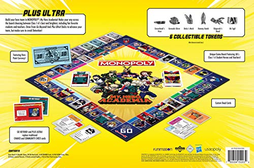 My Hero Academia Monopoly Juego de Mesa