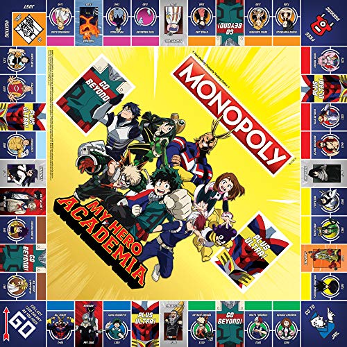 My Hero Academia Monopoly Juego de Mesa