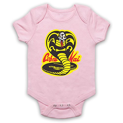 My Icon Art & Clothing Karate Cobra Kai Dojo Logo Sports - Pelele para bebé rosa claro 12-18 Meses
