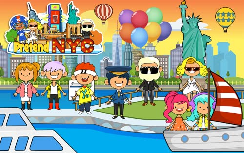 My Pretend New York City - Big Apple Friends Explore the City Dollhouse Games