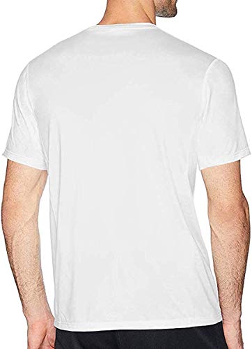 MY'S Men with Divinity Stevie Nicks Logo Leisure T-Shirts,White,XXL