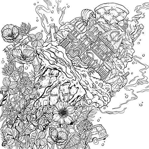 Mythographic Color and Discover: Frozen Fantasies: An Artist's Coloring Book of Winter Wonderlands