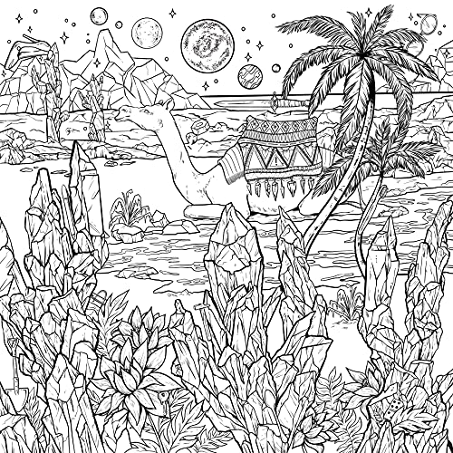 Mythographic Color and Discover: Frozen Fantasies: An Artist's Coloring Book of Winter Wonderlands