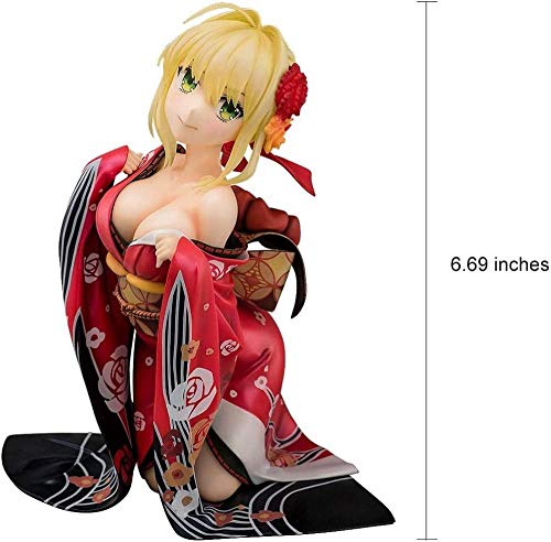 MYXFASITA Navidad Fate/Extella: The Umbral Star Kimono Version Nero Claudius Figura de PVC KS17C6