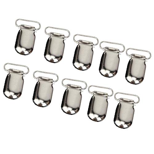 N-K Tirantes Clips Correa Ganchos Ganchos Pico Pato Hebilla para Pantalones Tirantes 20 Piezas Separadores Creativos y útiles Y Prácticos