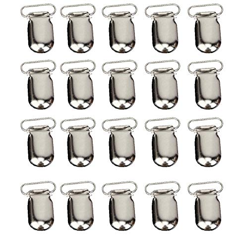 N-K Tirantes Clips Correa Ganchos Ganchos Pico Pato Hebilla para Pantalones Tirantes 20 Piezas Separadores Creativos y útiles Y Prácticos