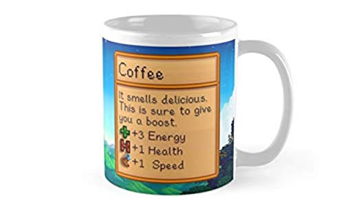 NA Taza de café estándar Stardew Valle Taza Taza del té de 11 onzas Premium Calidad imprimió Taza Ideas únicas Gifting para Friendcoworkerloved OnesOne Tamaño