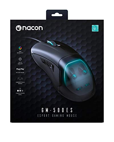 Nacon PCGM-500ES - Ratón Gaming Optico con Controles Integrados