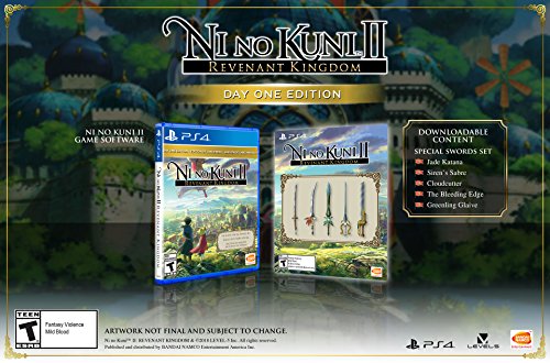 Namco Bandai Games Ni no Kuni II Revenant Kingdom Básico PlayStation 4 Inglés vídeo - Juego (PlayStation 4, RPG (juego de rol), RP (Clasificación pendiente))