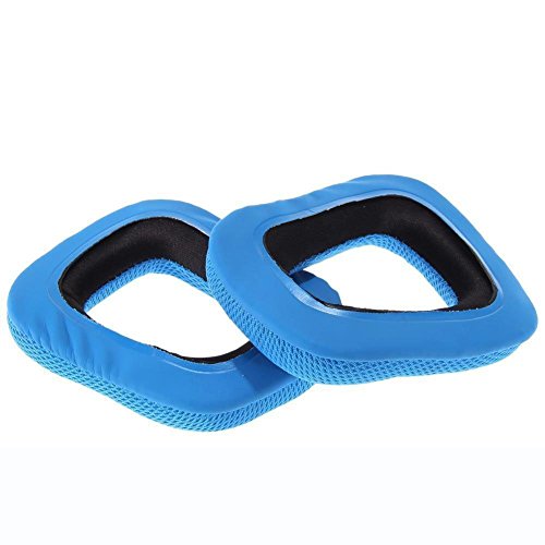 Namvo Almohadillas de Repuesto para Auriculares para Auriculares Logitech G35 G930 G430 F450 - Azul