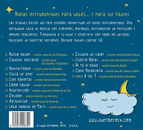 Nanas instrumentales para bebés... y para sus padres: Vol. 1 - Grandes éxitos del rock español