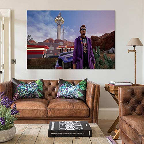 NANFAN Postal 4 carteles no Regerts Pintura decorativa Lienzo Arte de pared Carteles Sala de estar Pintura Dormitorio 60 x 90 cm