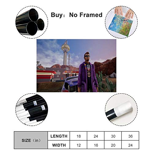 NANFAN Postal 4 carteles no Regerts Pintura decorativa Lienzo Arte de pared Carteles Sala de estar Pintura Dormitorio 60 x 90 cm