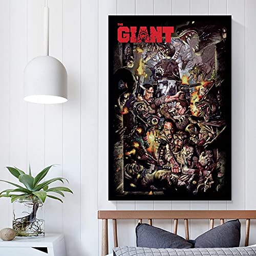 NANFAN The Giant Call of Duty Black Ops 3 Zombies Art Canvas Art Poster y arte de pared Impresión moderna de la decoración del dormitorio familiar de 30 x 45 cm