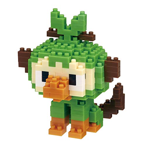 nanoblock Pokemon Grookey Ouistempo Chimpep Juguete de construcción, Multicolor (Kawada NBPM-059)
