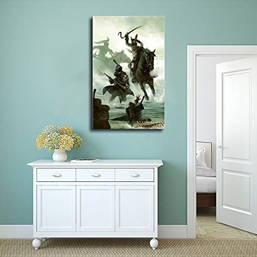 Napoleon - Póster de la cubierta del juego de la guerra total de 3 carteles de lona para decoración de la sala de estar, dormitorio, estilo unframe-style116 × 24 pulgadas (40 × 60 cm)