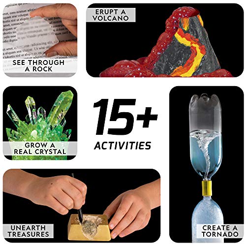 NATIONAL GEOGRAPHIC - Kit Sensorial de Ciencia para niños - Incluye Juego sensorial de Arena, Limo, Masilla y Otros experimentos sensoriales, Gran Aprendizaje Juguete