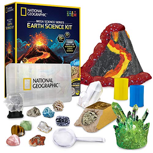 NATIONAL GEOGRAPHIC - Kit Sensorial de Ciencia para niños - Incluye Juego sensorial de Arena, Limo, Masilla y Otros experimentos sensoriales, Gran Aprendizaje Juguete