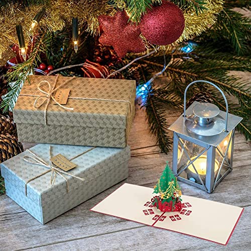 Navidad Tarjetas,Tarjetas de Navidad 3D,Navidad Tarjeta de felicitación Pop Up Regalo Tarjeta con Sobres,para decoraciones navideñas y felicitaciones navideñas