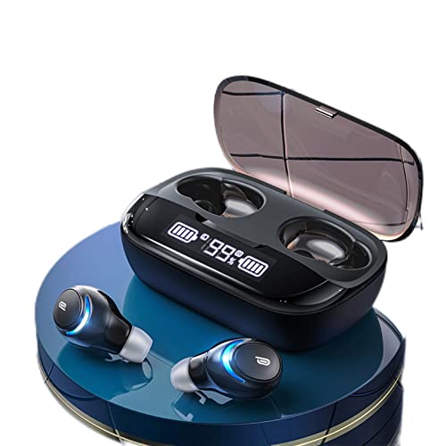 NC Ultra-Low Latency Fast Charge Voice Control Call Music Game Subwoofer Bluetooth 5.0 Wireless Binaural Stereo Headset LED Display Multi-Point Connection Sports IPX7 Waterproof Headset