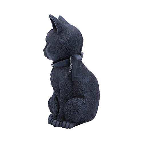 Nemesis Now B5149R0 Malpuss Winged - Figura de Gato Oculto, poliresina, Color Negro y Plateado, 10 cm