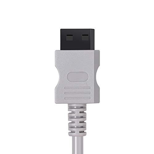 Neoteck 6 pies 1.8/Metros Cable SCART RGB Real para Wii Wii Cable SCART U Cable de Consola de TV