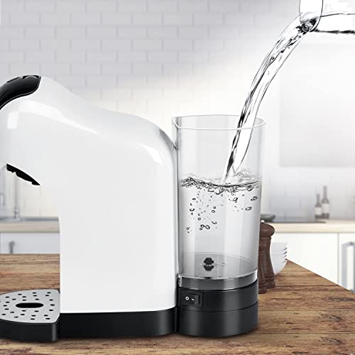 Nespresso Dolce Gusto Genio Bonsenkitchen, Cafetera de cápsulas, Cafetera 3 en 1, apagado automático, Diseño Compacto, 1400W, depósito de agua de 1L (Blanco)