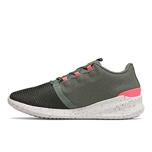 New Balance District Run V1 Cush +, Zapatillas Deportivas. Mujer, Rifle Verde Pizarra Verde, 36 EU