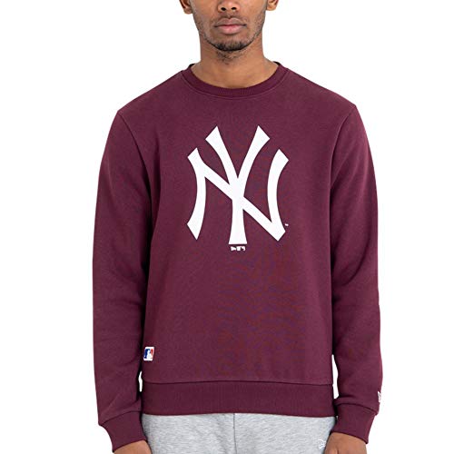 New Era Team Logo Crew NEYYAN MRN Sudadera, Dark Purple, M para Hombre