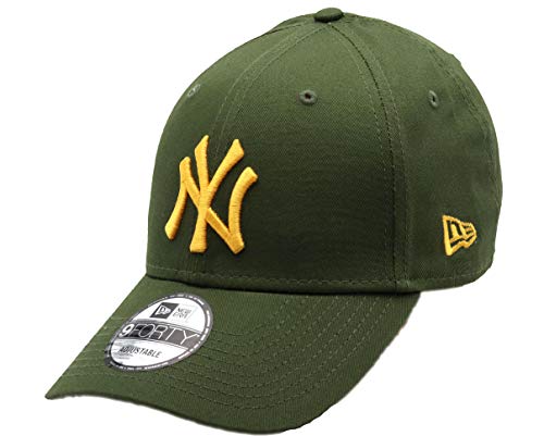 New Era York Yankees 9forty Adjustable Cap Rear Logo Rifle Green/Gold - One-Size