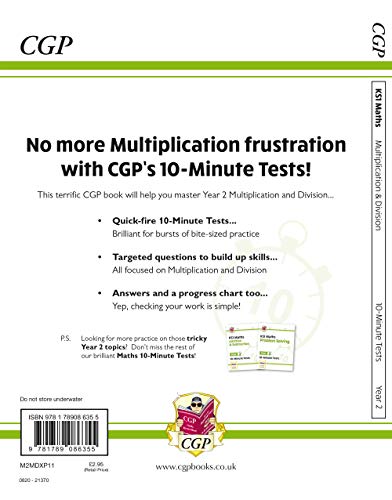 New KS1 Maths 10-Minute Tests: Multiplication & Division - Year 2