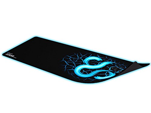 Newskill Atami Speed Tamaño XL - Alfombrilla Gaming Profesional (Borde Cortado a Laser, Superficie Speed), Negro