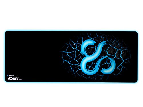 Newskill Atami Speed Tamaño XL - Alfombrilla Gaming Profesional (Borde Cortado a Laser, Superficie Speed), Negro
